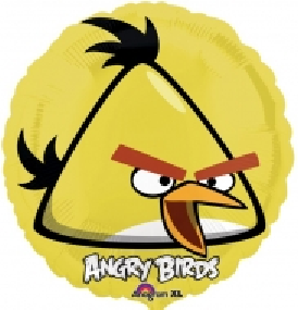 FOLIEBALLONG ANGRY BIRD GUL 18"