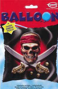 FOLIEBALLONG PIRATFLAGGA