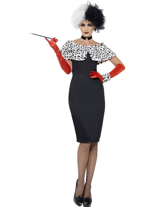 CRUELLA DE VIL MASKERADDRÄKT