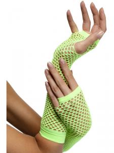 HANDSKAR FISKNÄT NEON GRÖN
