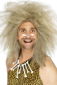 Crazy Caveman Wig, Blonde, Big