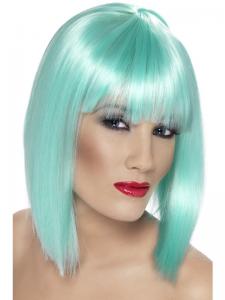 GLAM PERUK AQUA NEON