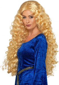 Medieval Warrior Queen Peruk, Blonde, Extra Long