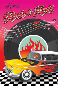 INBJUDNINGSKORT 50's