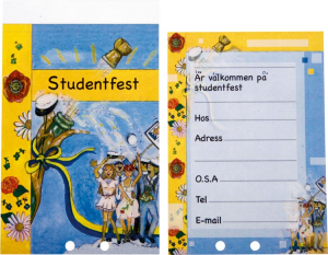 INBJUDNINGSKORT STUDENT