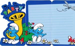 INBJUDNINGSKORT SMURF