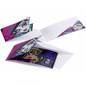 INBJUDNINGSKORT  MONSTER HIGH
