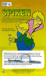 Spiken genom fingret