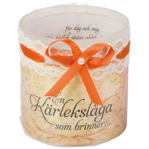 LACE CANDLE EN KÄRLEKSLÅGA