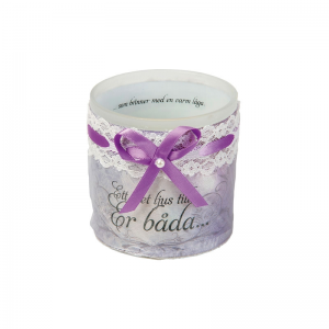 LACE CANDLE ETT LITET LJUS TILL ER BÅDA