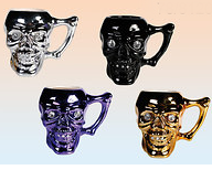 Dödskallemugg m strassögon