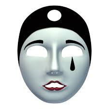 Ansiktsmask Pierrot