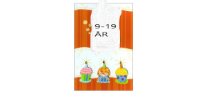 ÅRTALSKORT 9 TILL19ÅR