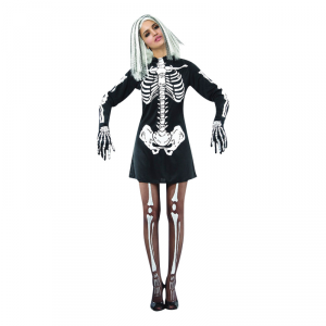 SKELETTKLÄNNING VUXEN SIZE 40