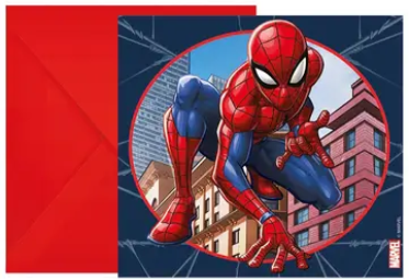 INBJUDNINGSKORT SPIDERMAN