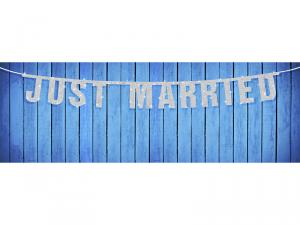 BANNER  "JUST MARRIED"