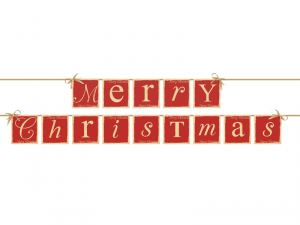 BANNER  "MERRY CHRISTMAS"