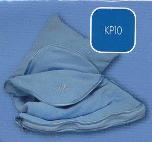 SOVTÄCKE MED KUDDE BLÅ