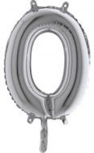 BALLONGSIFFRA SILVER 35 CM