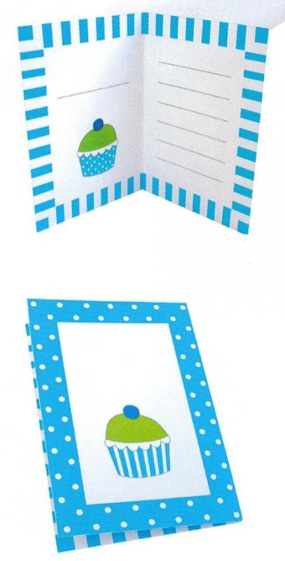 PARTY INBJUDNINGSKORT BLÅ