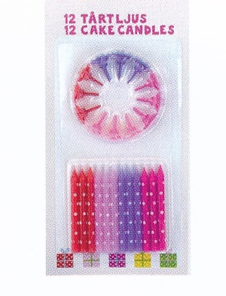 PARTY TÅRTLJUS ROSA