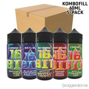 16 Bit | Komplett Pack | 5st*Kombofill 60ml