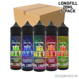 16 Bit | Komplett Pack | 5st*Longfill 20ml