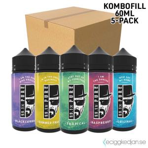99.1 % Pure | Komplett Pack | 5st*Kombofill 60ml