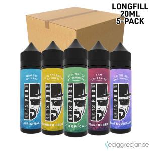 99.1 % Pure | Komplett Pack | 5st*Longfill 20ml