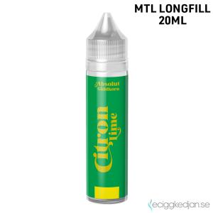 Absolut Guldkorn | Citron Lime | MTL | 20ml LONG FILL