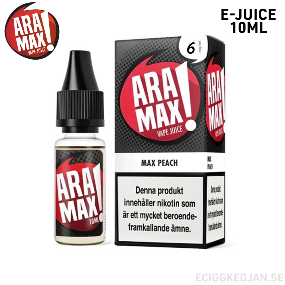 Aramax | Peach | 10ml E-Juice | 6mg Nikotin