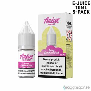 Arius Bar Salt Frost | Berry Lemonade Frost | 10ml E-Juice | 14mg Saltnikotin | 5pack