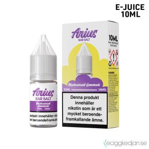 Arius Bar Salt Fruity | Blackcurrant Lemonade | 10ml E-Juice | 14mg Saltnikotin