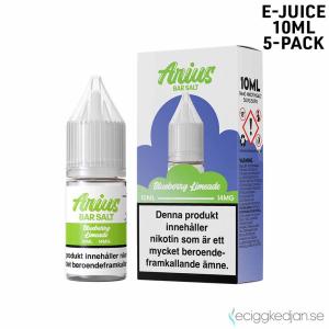 Arius Bar Salt Fruity | Blueberry Lemonade | 10ml E-Juice | 14mg Saltnikotin | 5pack