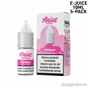 Arius Bar Salt Candy | Bubblegum | 10ml E-Juice | 14mg Saltnikotin | 5pack
