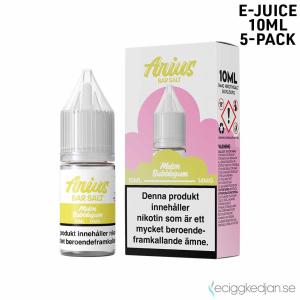 Arius Bar Salt Candy | Melon Bubblegum | 10ml E-Juice | 14mg Saltnikotin | 5pack