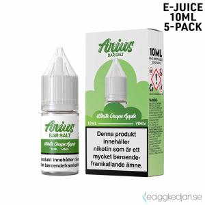 Arius Bar Salt Fruity | White Grape Apple | 10ml E-Juice | 14mg Saltnikotin | 5pack