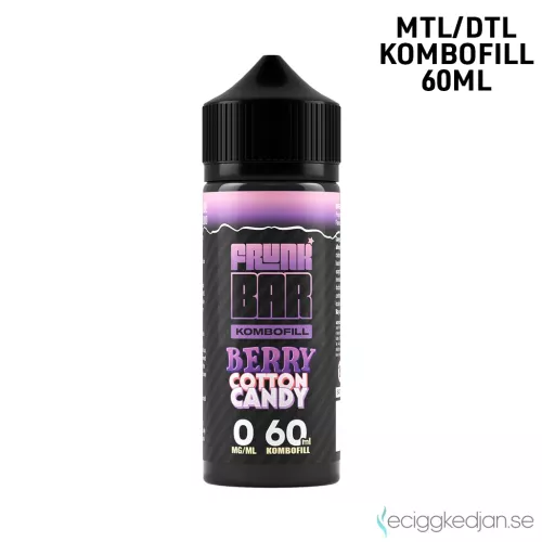 Frunk Bar | Berry Cotton Candy | 60ml Kombofill
