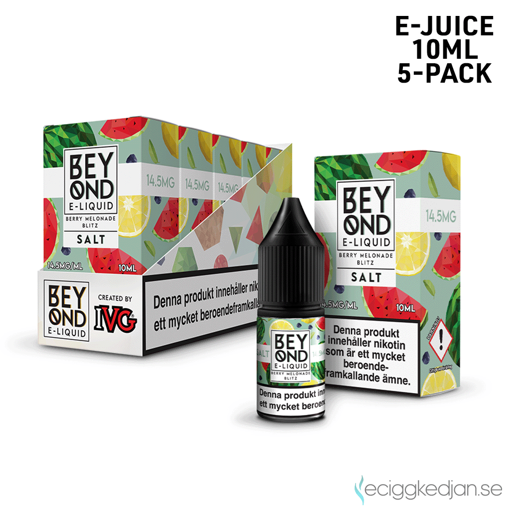 Beyond Salts | Berry Melonade Blitz | 10ml E-Juice | 14.5mg Saltnikotin | 5pack