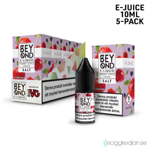Beyond Salts | Cherry Apple Crush | 10ml E-Juice | 14.5mg Saltnikotin | 5pack