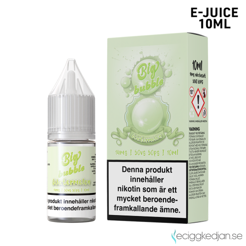 Big Bubble | Watermelon | 10ml E-Juice | 14mg Saltnikotin