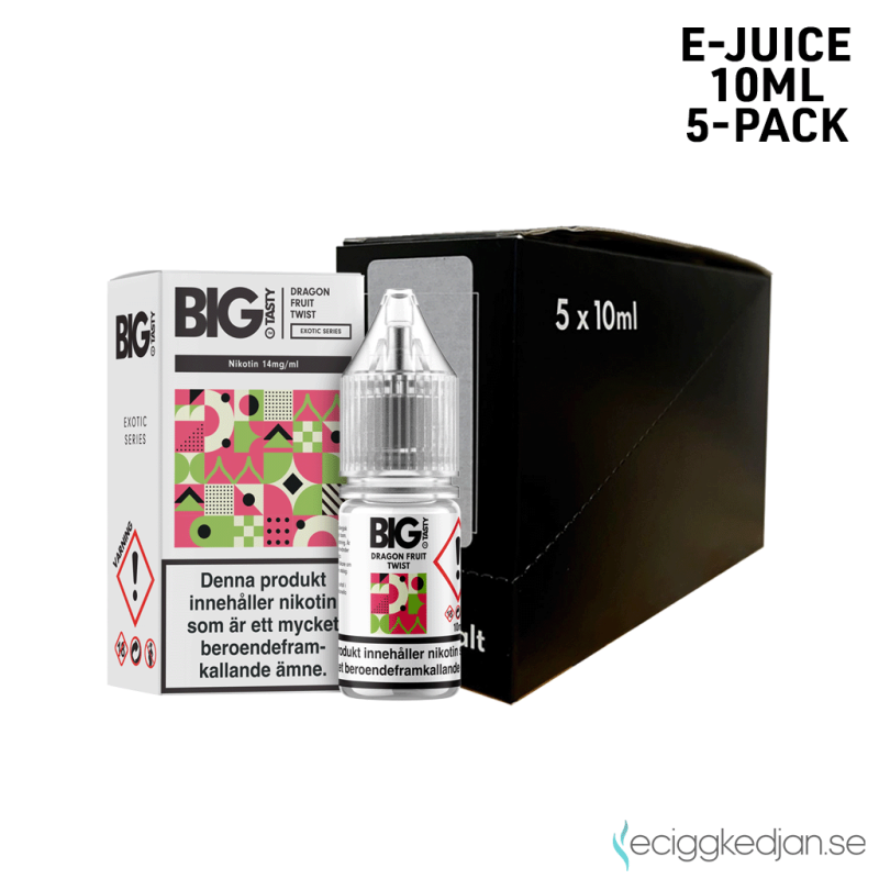 Big Tasty Exotic | Dragon Fruit Twist 10ml E-Juice 14mg Saltnikotin 5pack