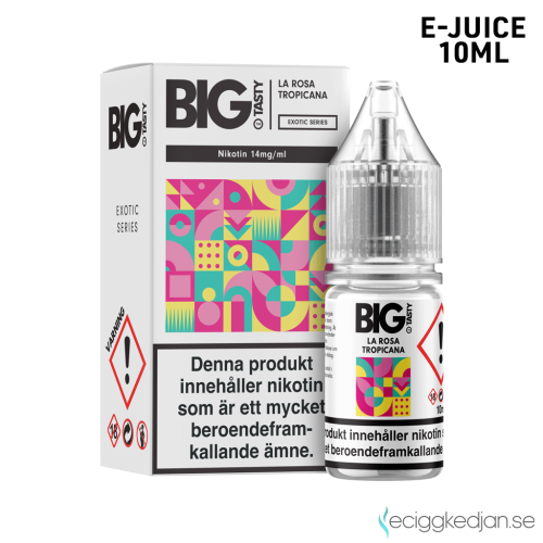 Big Tasty Exotic | La Rosa Tropicana | 10ml E-Juice | 14mg Saltnikotin