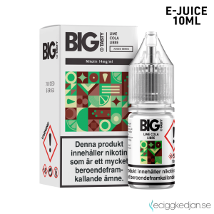 Big Tasty Juiced | Lime Cola Libre | 10ml E-Juice | 14mg Saltnikotin