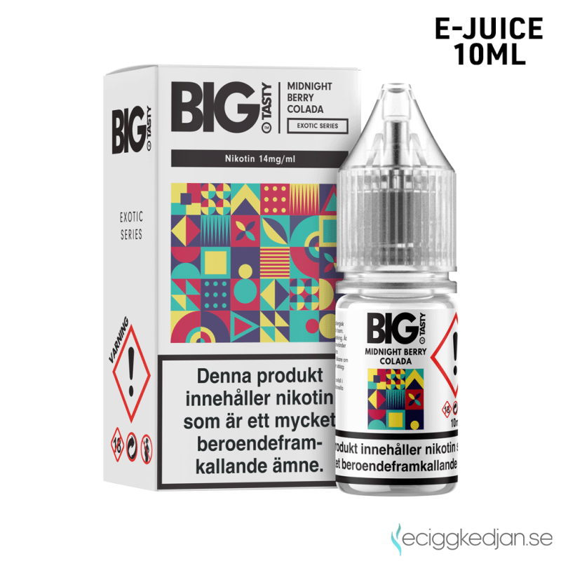 Big Tasty Exotic | Midnight Berry Colada 10ml E-Juice 14mg Saltnikotin