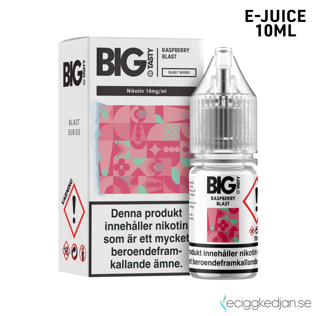 Big Tasty Blast | Raspberry Blast | 10ml E-Juice | 14mg Saltnikotin