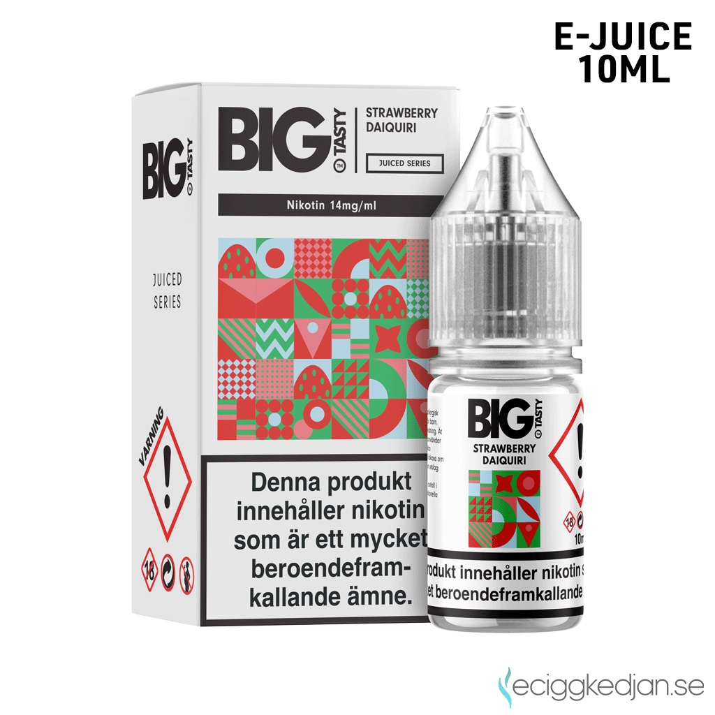 Big Tasty Juiced | Strawberry Daiquiri | 10ml E-Juice | 14mg Saltnikotin