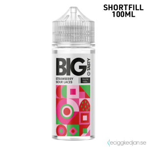 Big Tasty Candy Rush | Strawberry Sour Laces | 100ml Shortfill
