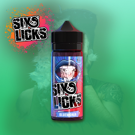 Six Licks | Bluemonia | 100ml Shortfill
