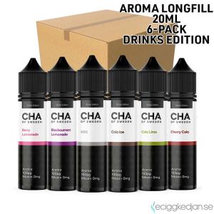 CHA of Sweden Drinks Edition | Komplett Pack | 6st*Aroma Longfill 20ml